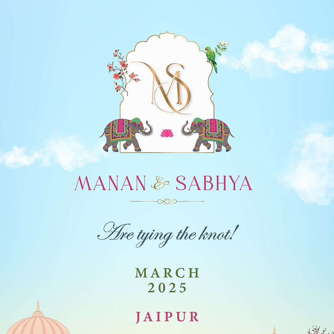 Rajwada Romance Save The Date